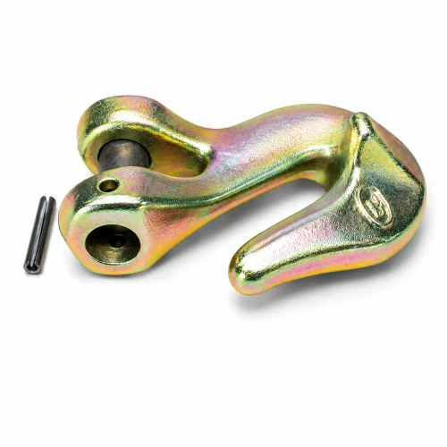 Mo-Clamp 6220 frame machine grab hook with clevis pin and rue clip.