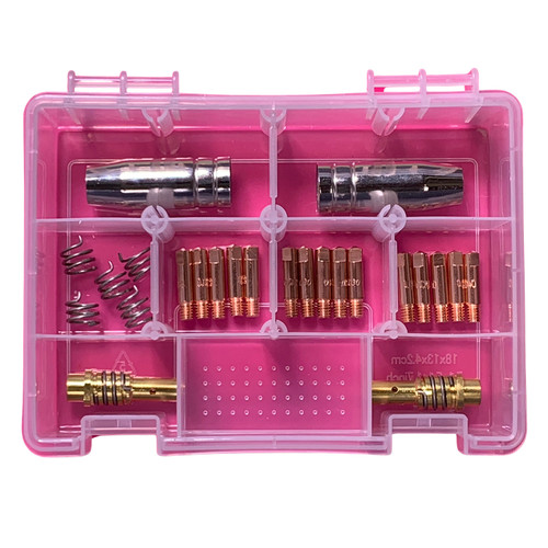 Silicon Bronze MIG Torch Consumable Kit - Compatible w/ Prospot Red Handle A