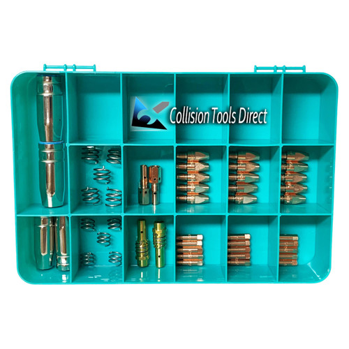 Premium 48 Piece MIG Torch Consumable Kit - Compatible w/ 3 Prospot Torches SA-0555 A