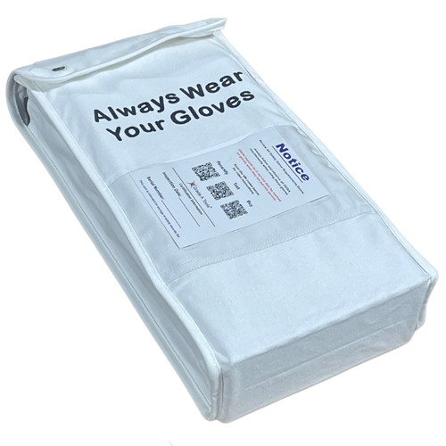 Measurements - Canvas Glove Bag - For Electrical Gloves - 15" A