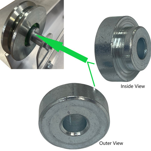 Inner Spacer Bushing - Down Pull Roller wheel  for Vac-N-Pull - Vacuum pull Post B