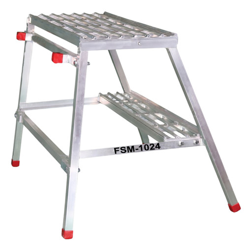 24" Adjustable Aluminum Step & Work Stand is a lightweight, heavy-duty platform perfect for collision, automotive, and detail shops.