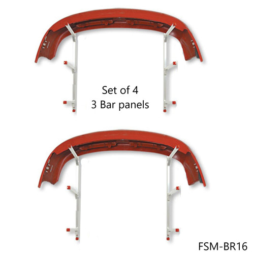 Bumper Rack - Wall Mount - 16" Arms B