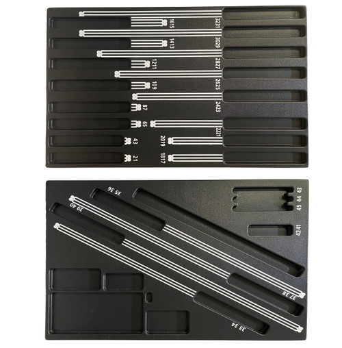 Laser Target Trays for chief frame measuring system (set) A