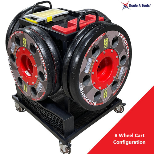 EZ Roller Spinner Heavy Duty Mobility Package - (8) 22" & 25" wheels  A