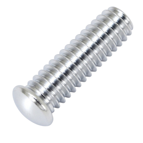Aluminum Pulling Studs AlMg3 - M4, M5, M6, M8 Threaded - 16mm (L) Aluminum Magnesium