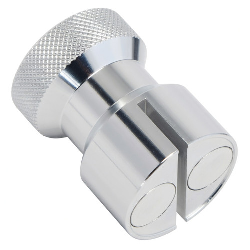 Magnetic wavy & wiggle wire holder provides a hands-free wire holder grips metal panels.