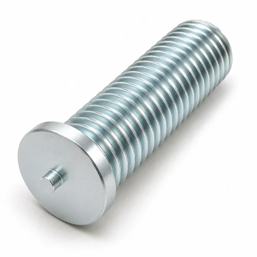 Aluminum-silicon (AlSi) dent pulling weld studs for automotive aluminum panel and collision repair, available in M4, M5, and M6 thread sizes.