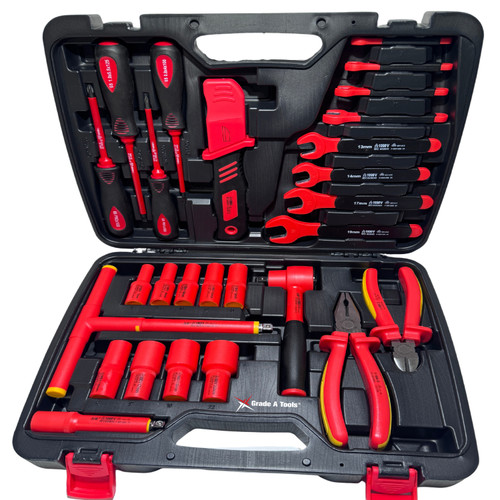27 Piece 1000v Insulated Tool kit - For Electric Vehicle Repairs A