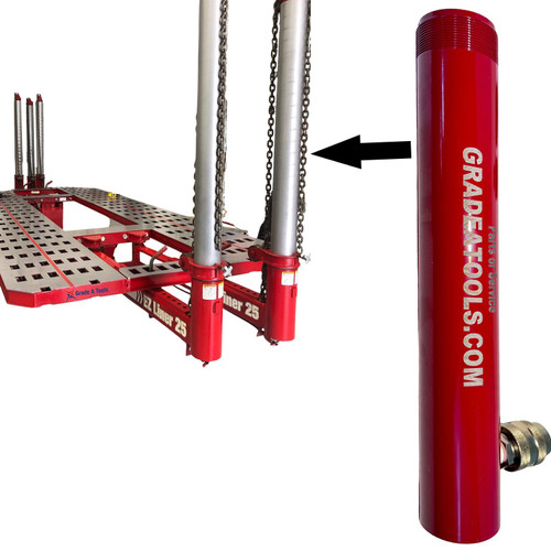 Where the Hydraulic Tower Ram Cylinder for Chief EZ-25 Frame machine is placed Where the Hydraulic Tower Ram Cylinder for Chief EZ-25 Frame machine is placed