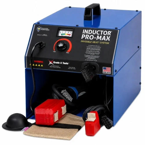 PM-20000 Inductor Pro-Max Kit to heat ferrous metals without damaging nearby plastics.
