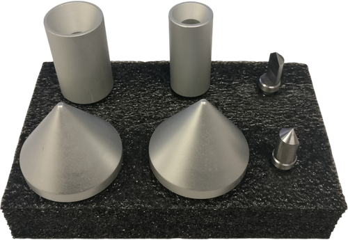 Tram adapter set in foam case with cones & pointers