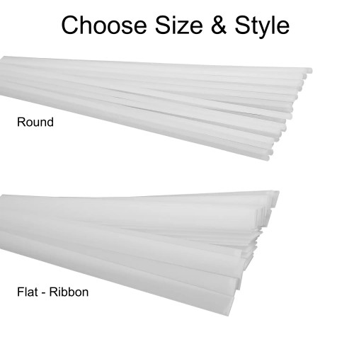 Low-Density Polyethylene (LDPE & PE) plastic repair welding rods.