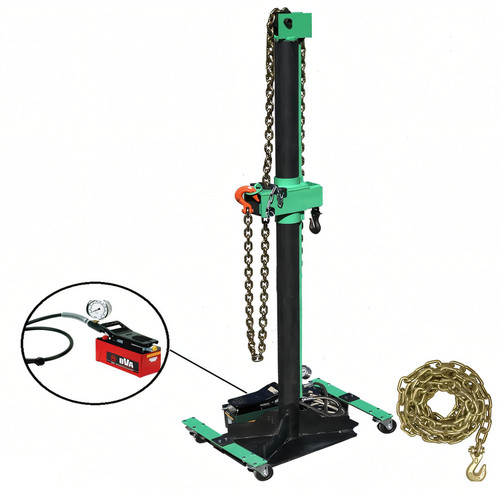 GAT-1052 10 Ton Pull Post is a heavy-duty pulling tower designed for collision and autobody repair.