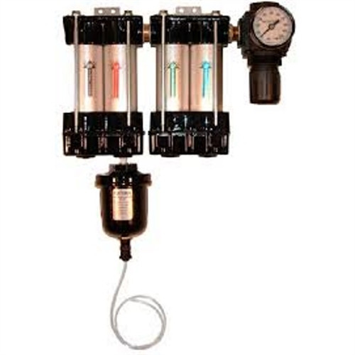 Martech 75430 Four Stage Filtration with Auto Float Drain, Pressure Regulator, and Gauge