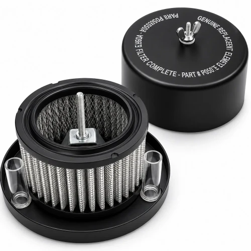 Champion air compressor filter silencer part #  P04999A – heavy-duty 1" MNPT threads.