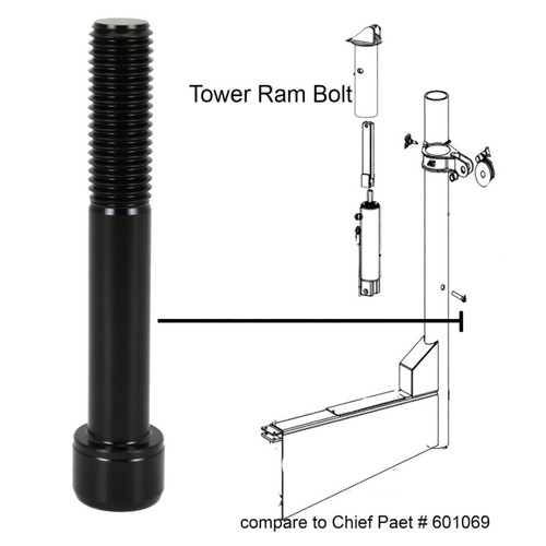 Chief Lower Tower Ram Bolt for S21M and Titan Dual-Acting Frame Machines.