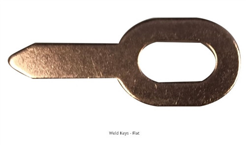 Dentfix DF-503KF Weld Keys - Flat, 100/Pkg