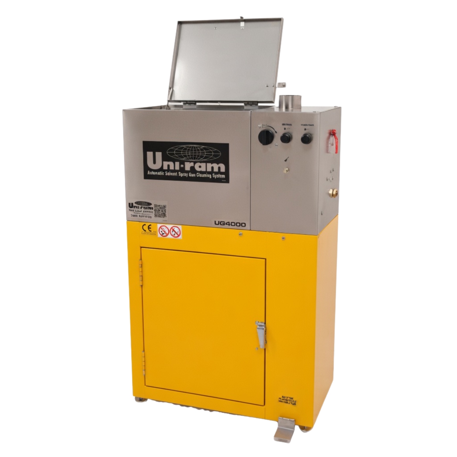 Uniram UG4000D Spray Gun Cleaner - 2 Gun Capacity, with Vent - 1 Pail