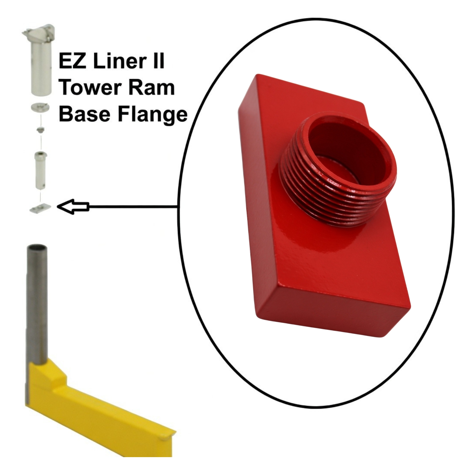 Replacement Chief EZ - Liner II Frame Machine Tower Base Ram