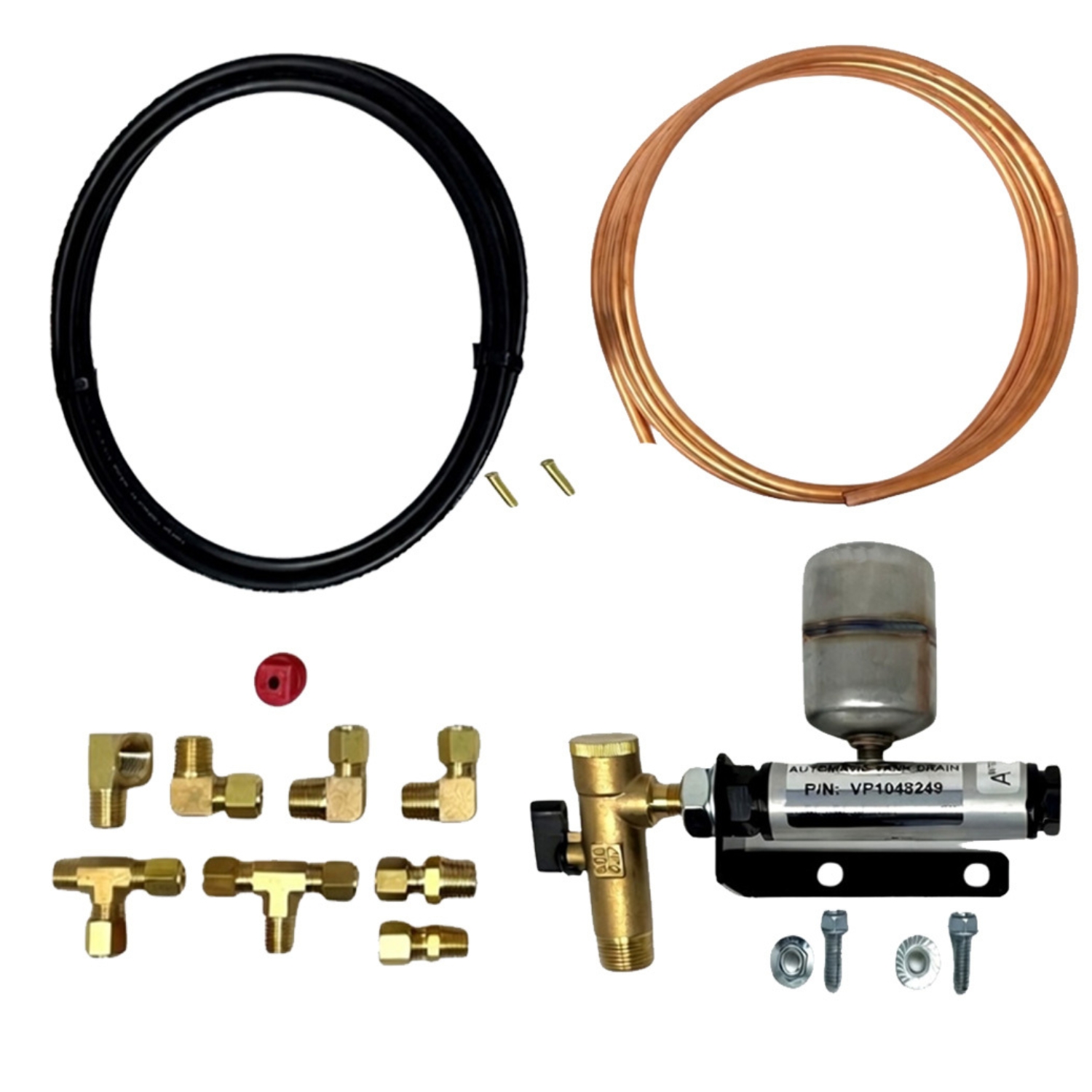 Champion CHP-CC1079015 Auto Tank Drain Retrofit Kit for Air-Cooled