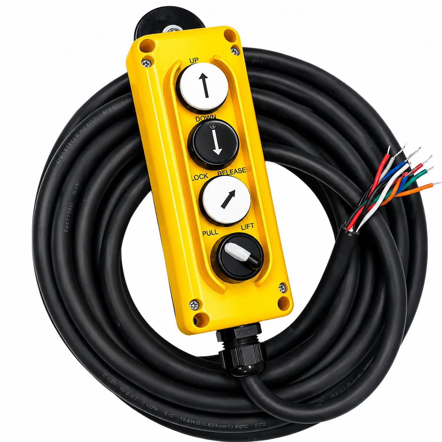 Switch right黄色 Replacement Chief Frame Machine Pendant Switch assembly - Up & Down