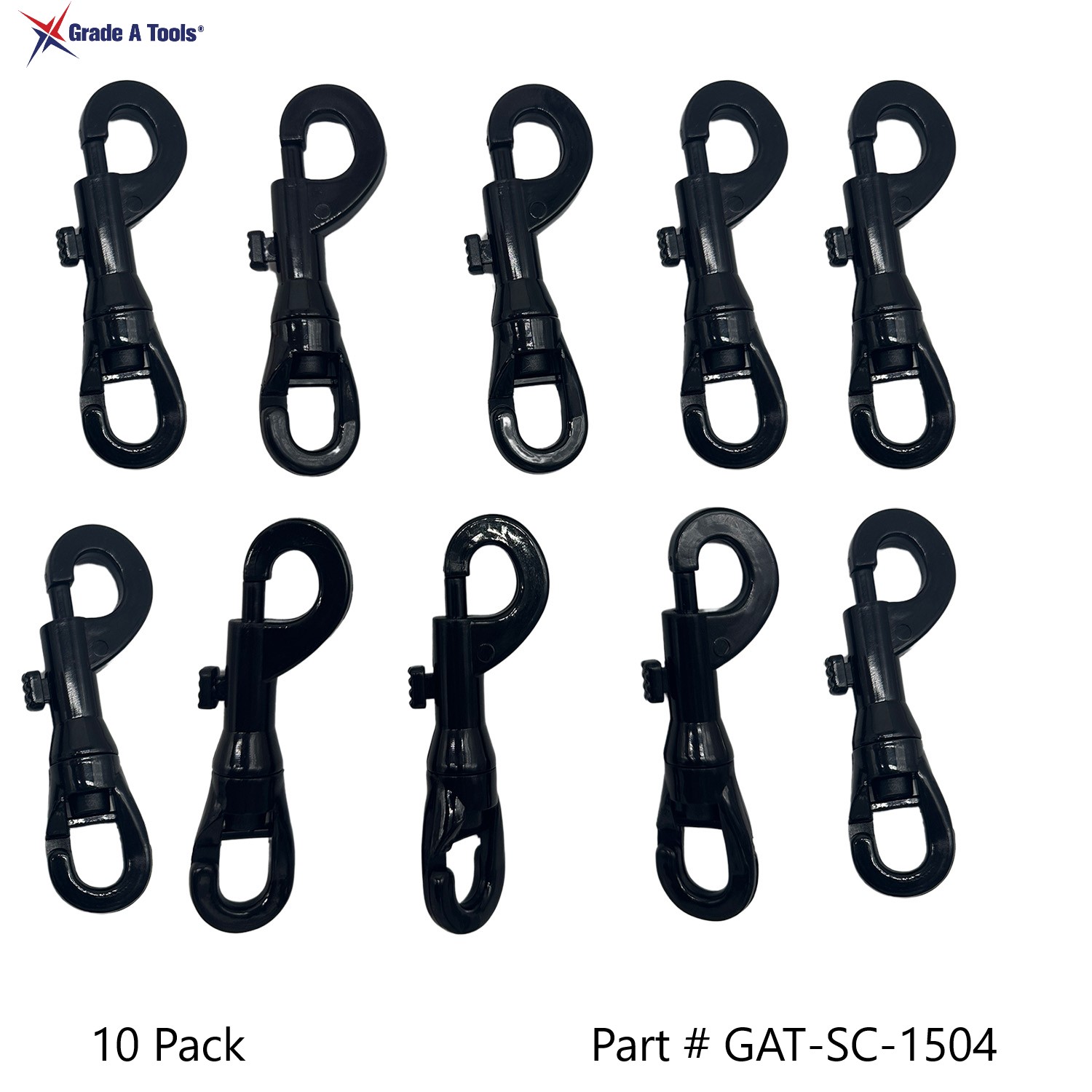 Plastic Safety Chain Easy Spring Loaded Plastic Snap Connector