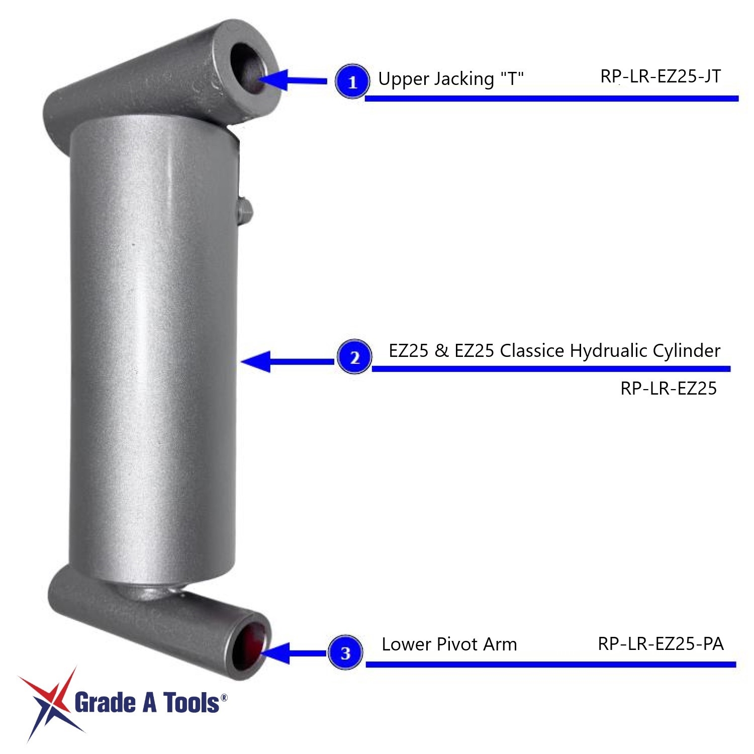 Replacement Chief EZ 25 Frame Machine Lift Ram (Short)