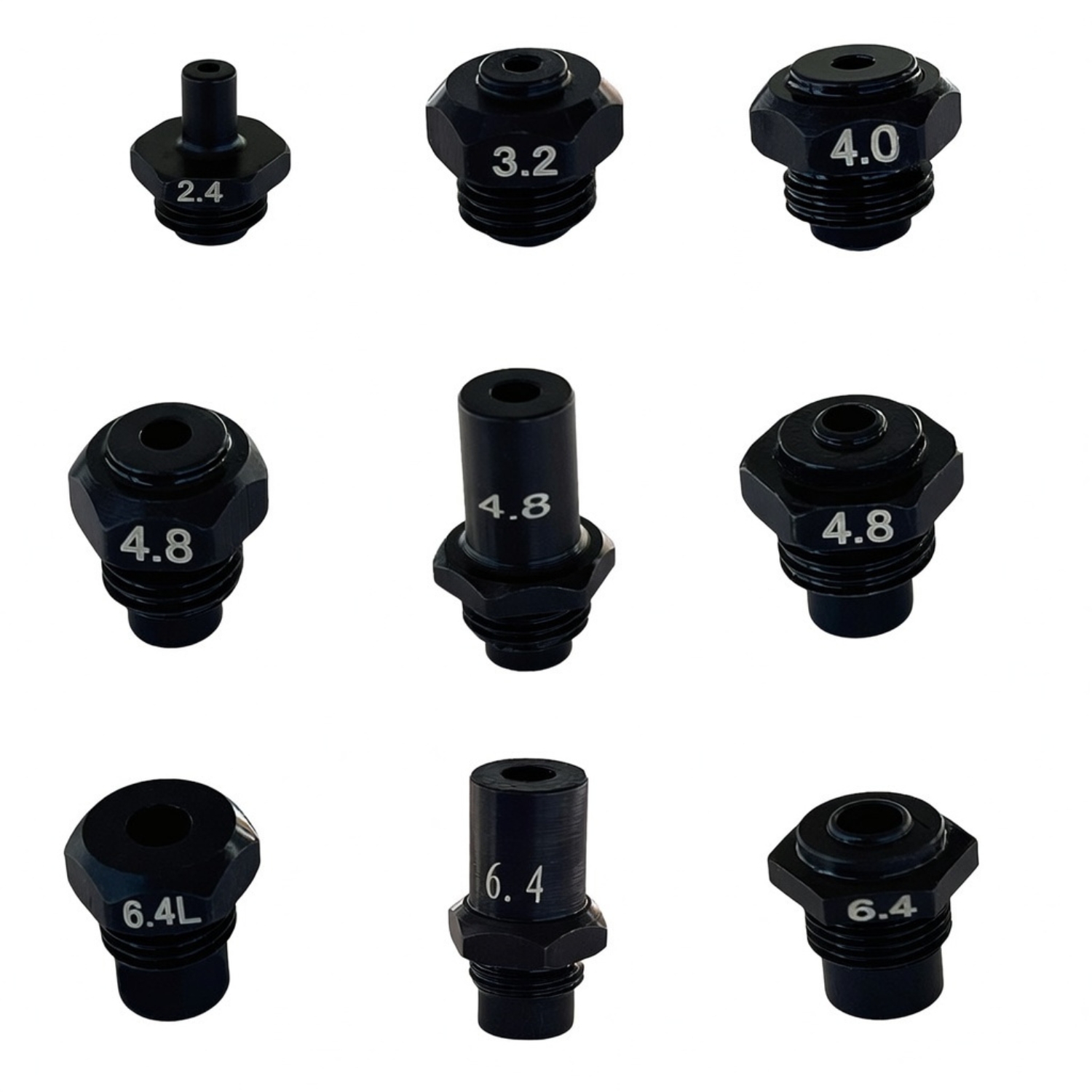 Nozzles & Nosepieces for BRG-250 rivet gun.