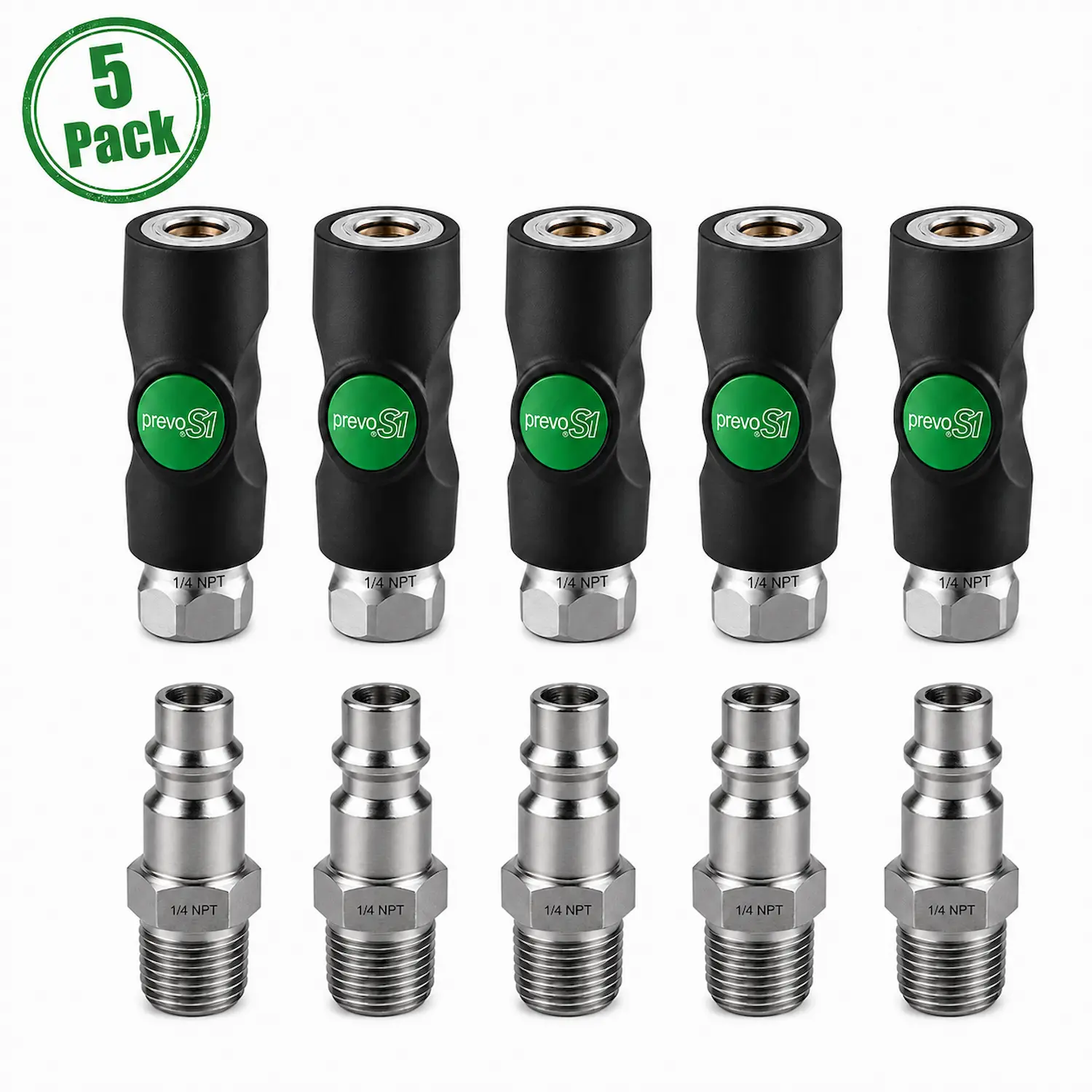 Prevost Female High Flow Air Coupler 1/4