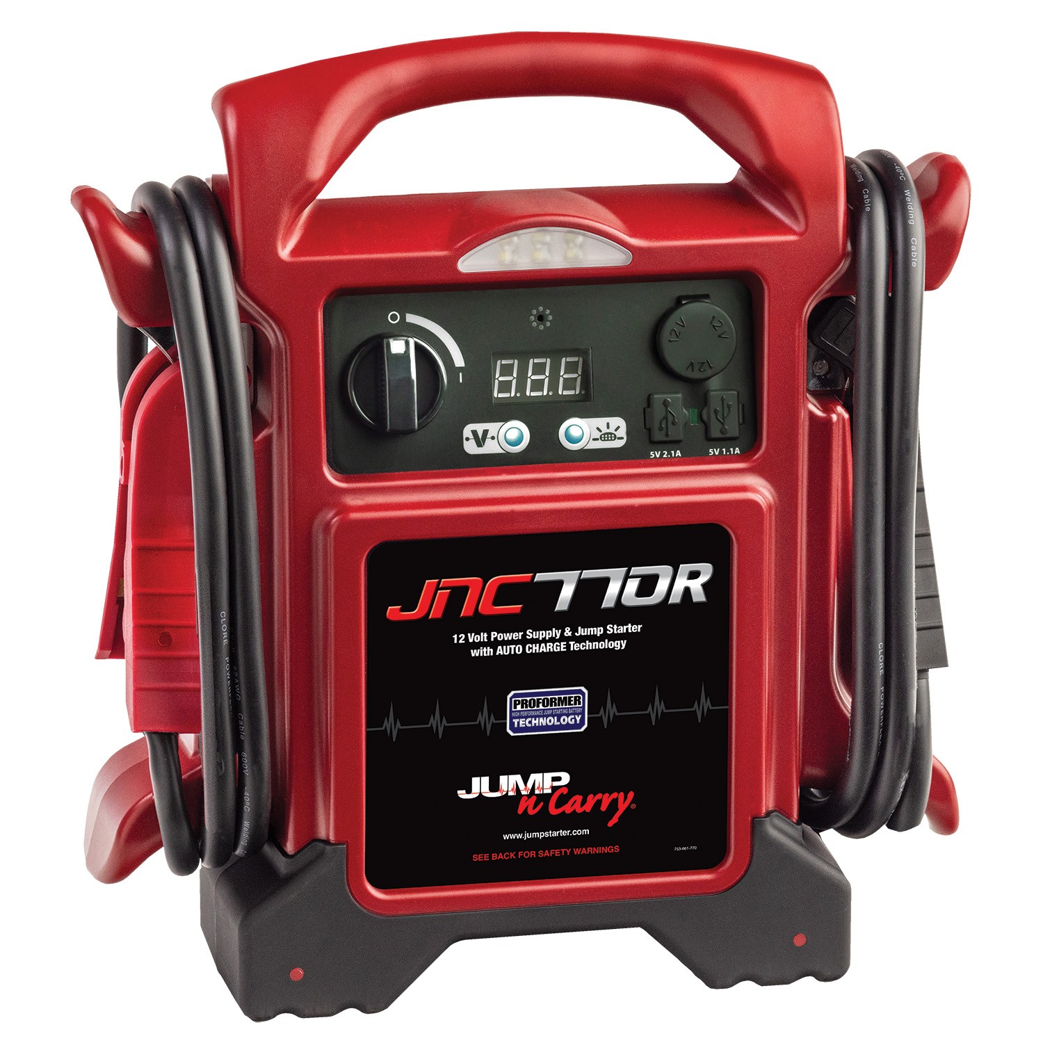 Jump-N-Carry JNC770R 1700 Peak Amp/425 Cranking Amp Premium 12