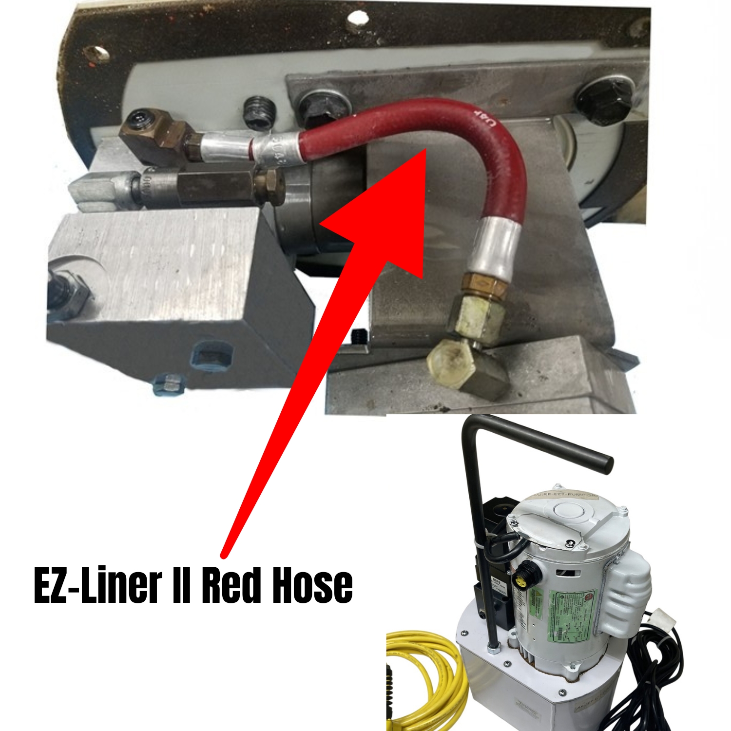 Replacement Chief EZ Liner II Hydraulic Pump Internal Red Hose