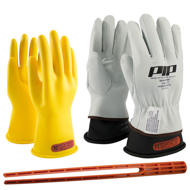 Insulated Electrical Glove Kit - Class 00 - 11 Length - 500 VAC