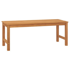 Patio Bench 44.9" Solid Teak Wood A949-316626
