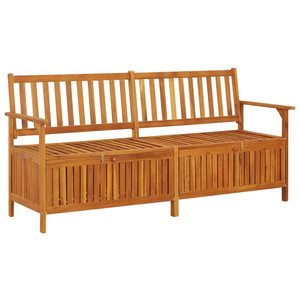 Storage Bench 66.9" Solid Wood Acacia A949-316744