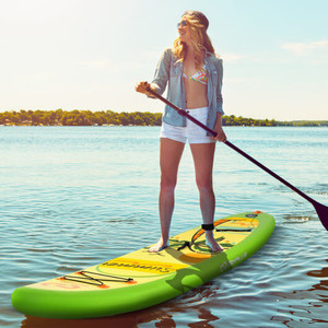 Inflatable Stand up Paddle Board iSUP Board Accessories with 3 Fins-S - Size: S D681-SP38211-S