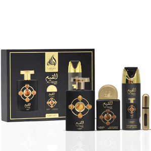 Lattafa Al Qiam Gold 3 Piece Gift Set M433-ms-lafqam-3pcs