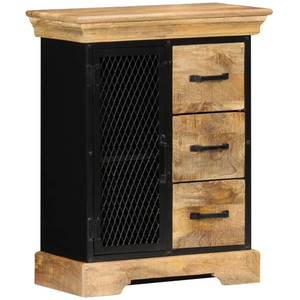 Sideboard 23.6"x11.8"x29.5" Solid Mango Wood A949-247580