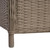 3 Piece Bistro Set with Cushions and Pillows Poly Rattan Brown A949-44150