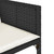 Patio Chairs with Cushions 4 pcs Black Poly Rattan A949-4007475