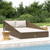Garden Bed Brown 43.3"x78.7" Poly Rattan A949-42666