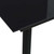 5 Piece Patio Dining Set Cotton Rope and Steel Black A949-48569