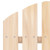 Patio Adirondack Chair with Table Solid Fir Wood A949-315922