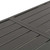Patio Table Dark Gray 70.9"x32.7"x28.3" Steel A949-46632