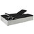 Sun Lounger with Cushion Poly Rattan Black A949-44165