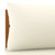 Sectional Corner Sofa with Cream White Cushion Acacia Wood A949-316287