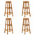 Bar Stools 4 pcs Solid Acacia Wood A949-310285