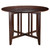 Mission Style Round 42-inch Double Drop Leaf Dining Table Q280-WADLRB1982481