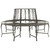 Patio Tree Bench 63" Steel A949-313033