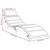 Sun Lounger with Cushion Beige Solid Wood Acacia A949-367635